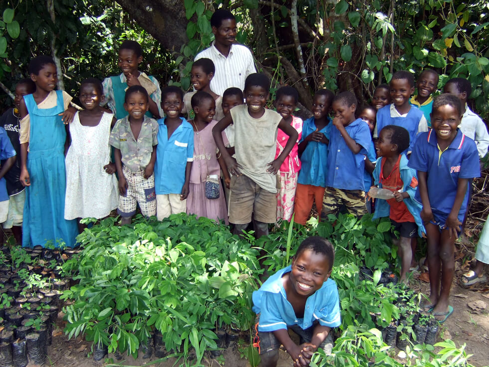 Malawi children, all smiling